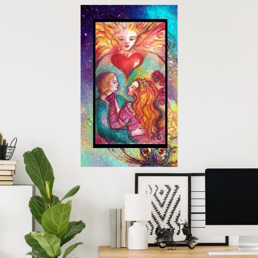 STREEFCIJFERS VAN DE VERLORENDE SCHADOWS/LOVERS-Va Poster (Thuiskantoor)