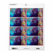 STREEFCIJFERS VAN DE VERLORENDE SCHADOWS / MOON LA ETIKET (Full Sheet)