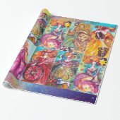 STREEFCIJFERS VAN DE VERLORENDE SCHADOWS /STAR, MO CADEAUPAPIER (Uitgerold)