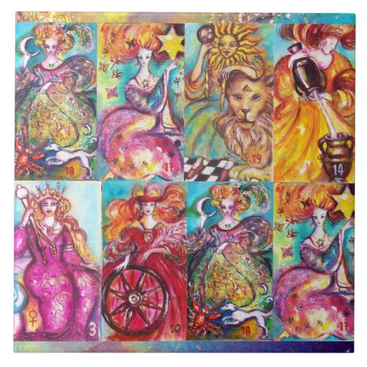 STREEFCIJFERS VAN DE VERLORENDE SCHADOWS /STAR, MO TEGELTJE (Voorkant)