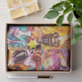 STREEFCIJFERS VAN DE VERLORENDE SCHADOWS /STAR, MO TISSUEPAPIER (Geschenk)