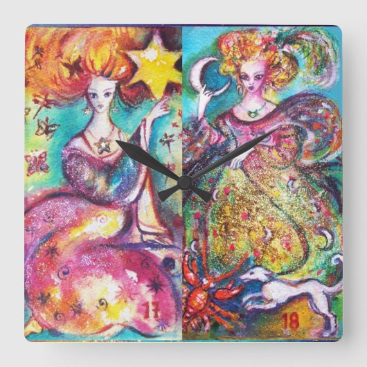 STREEFCIJFERS VAN DE VERLORENDE SCHADUWEN /DE MON VIERKANTE KLOK (Voorkant)