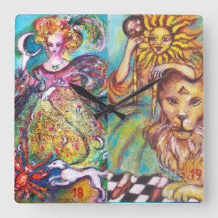 STREEFCIJFERS VAN DE VERLORENDE SCHADUWEN /DE MON  VIERKANTE KLOK