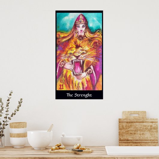 STREEFCIJFERS VAN DE VERLORENDE SCHADUWEN/Sterkte/ Poster (Keuken)