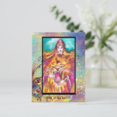 STREEFCIJFERS VAN DE VERLORENDE SCHADUWEN /STRENGH BRIEFKAART (Staand voorkant)