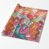 STREEFCIJFERS VAN VERLIES, Valentijnsdag VAN LOVER Cadeaupapier (Uitgerold)