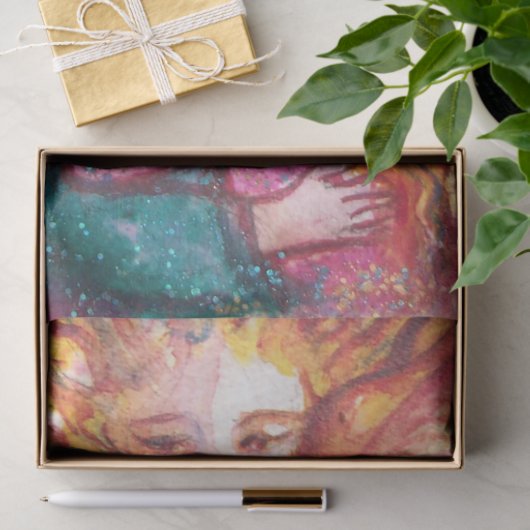 STREEFCIJFERS VAN VERLIES/Valentijnsdag VAN VERLIE Tissuepapier (Geschenk)