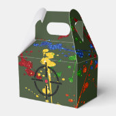 Streefcijfers voor Glitter Paintball Party Bedankdoosjes (Achterkant)