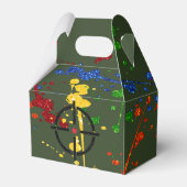 Streefcijfers voor Glitter Paintball Party Bedankdoosjes (Voorkant Zijde)