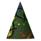 Streefcijfers voor Glitter Paintball Party Feesthoedjes (Voorkant)