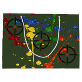 Streefcijfers voor Glitter Paintball Party Groot Cadeauzakje (Achterkant)