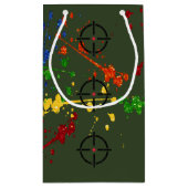 Streefcijfers voor Glitter Paintball Party Klein Cadeauzakje (Achterkant)