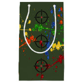 Streefcijfers voor Glitter Paintball Party Klein Cadeauzakje (Voorkant)