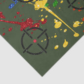 Streefcijfers voor Glitter Paintball Party Tissuepapier (Detail)