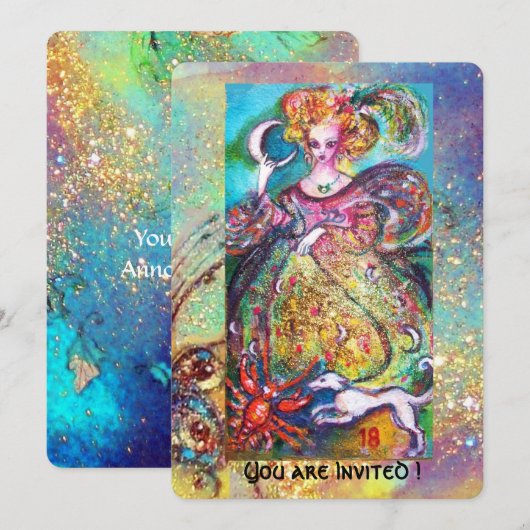 STREEFT VAN DE VERLIEST SCHADOWS / DE MOON LADY ,P KAART (Voorkant / Achterkant)