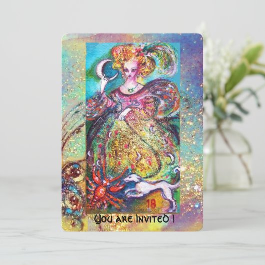 STREEFT VAN DE VERLIEST SCHADOWS / DE MOON LADY ,P KAART (Staand voorkant)