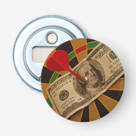 Streefvoorraad honderd dollar button flesopener