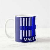 Streekcodevlag Kleuren FINLAND-ontwerp Koffiemok (Links)