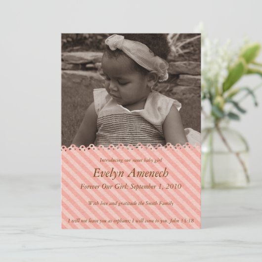  streep: Bubblegum Kaart (Staand voorkant)