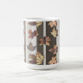 Streep Herfst Kleur Bladeren Koffiemok (Center)