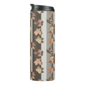 Streep Herfst Kleur Bladeren Thermosbeker (Geroteerd rechts)