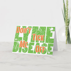 Streep me niet aan - Lyme Disase Kaart