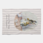 streep Miss Bunny Teatime Theedoek (Horizontaal)