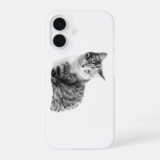 Streep & Stilte iPhone 16 Hoesje (Achterkant)