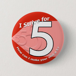 Streep voor 5 Button