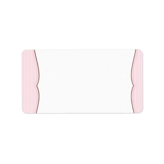 Streepadreslabel Etiket (Voorkant)