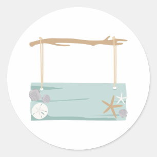 Streepje Ronde Sticker