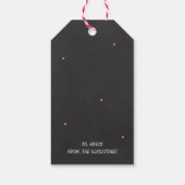 Streepje weg, allen! Het Label van de Gift van het Cadeaulabel (Achterkant)