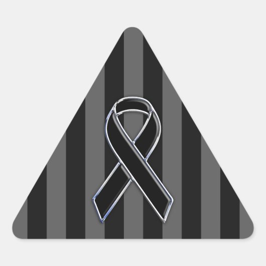 Streepjes naar zwarte lintgevoeligheid sticker (Voorkant)