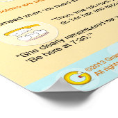 streepjes, puntkomma's en colons poster (Hoek)