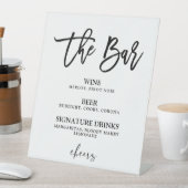 Streepjesbord Reclamebord Met Voetstuk (Insitu)