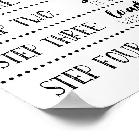 Streepjesborden voor aardappelen, geladen aardappe poster (Hoek)