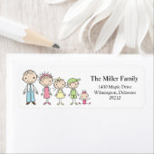 Streepjescijferige labels voor retouradressen (Insitu)