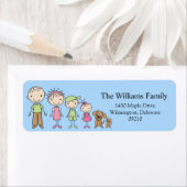 Streepjescijferige labels voor retouradressen (Insitu)