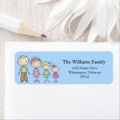 Streepjescijferige labels voor retouradressen (Insitu)