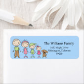 Streepjescijferige labels voor retouradressen (Insitu)