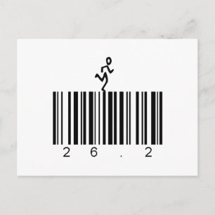 Streepjescode 26.2 briefkaart