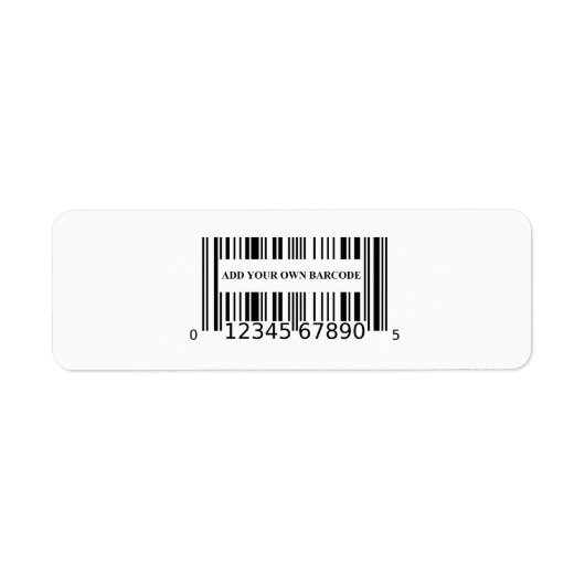 Streepjescode Barcode Labels Prijskaartjes Detailh (Voorkant)