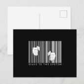 streepjescode briefkaart (Voorkant / Achterkant)