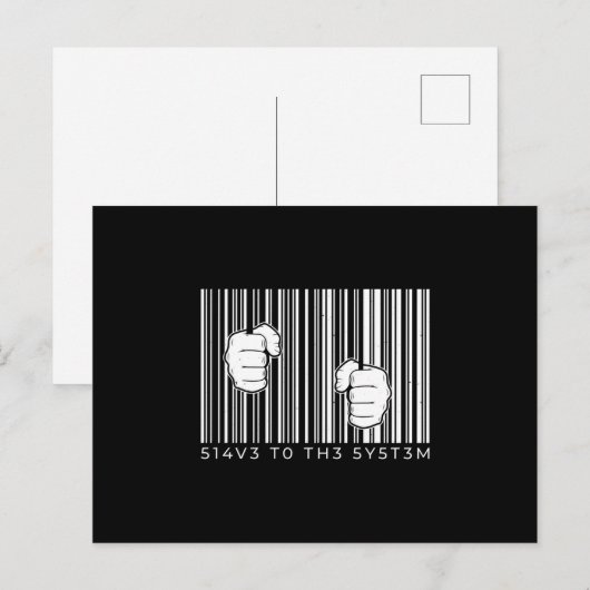 streepjescode briefkaart (Voorkant / Achterkant)