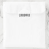 streepjescode databasebeheerder ronde sticker (Tas)