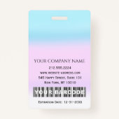 Streepjescode Foto Chirurgische Verpleegkundige Ar Badge (Achterkant)