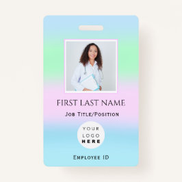 Streepjescode Foto IDCard Health Verpleegkundige A Badge