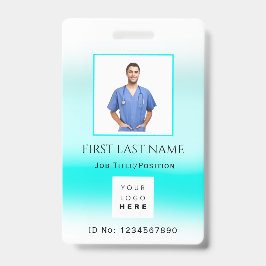 Streepjescode Foto Identificatienummer Zorg Verple Badge