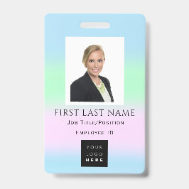 Streepjescode Foto Naam ID-kaart VERPLEEGSTER Gezo Badge