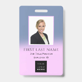 Streepjescode Foto Naam ID kaart VERPLEEGSTER Zorg Badge